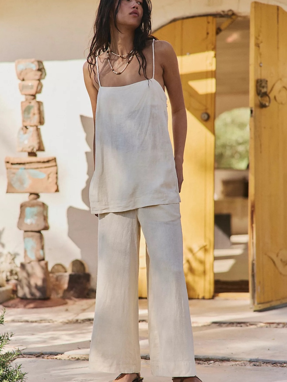 Free People Set  “Sightseer Linen Set”